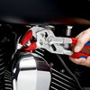 KNIPEX 86 05 250 Pliers Wrench pliers and a wrench in a single tool with multi-component grips chrome-plated 250 mm