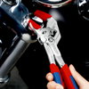 KNIPEX 86 05 250 Pliers Wrench pliers and a wrench in a single tool with multi-component grips chrome-plated 250 mm