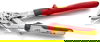 KNIPEX 86 06 250 Pliers Wrench pliers and a wrench in a single tool insulated with multi-component grips, VDE-tested chrome-plated 250 mm