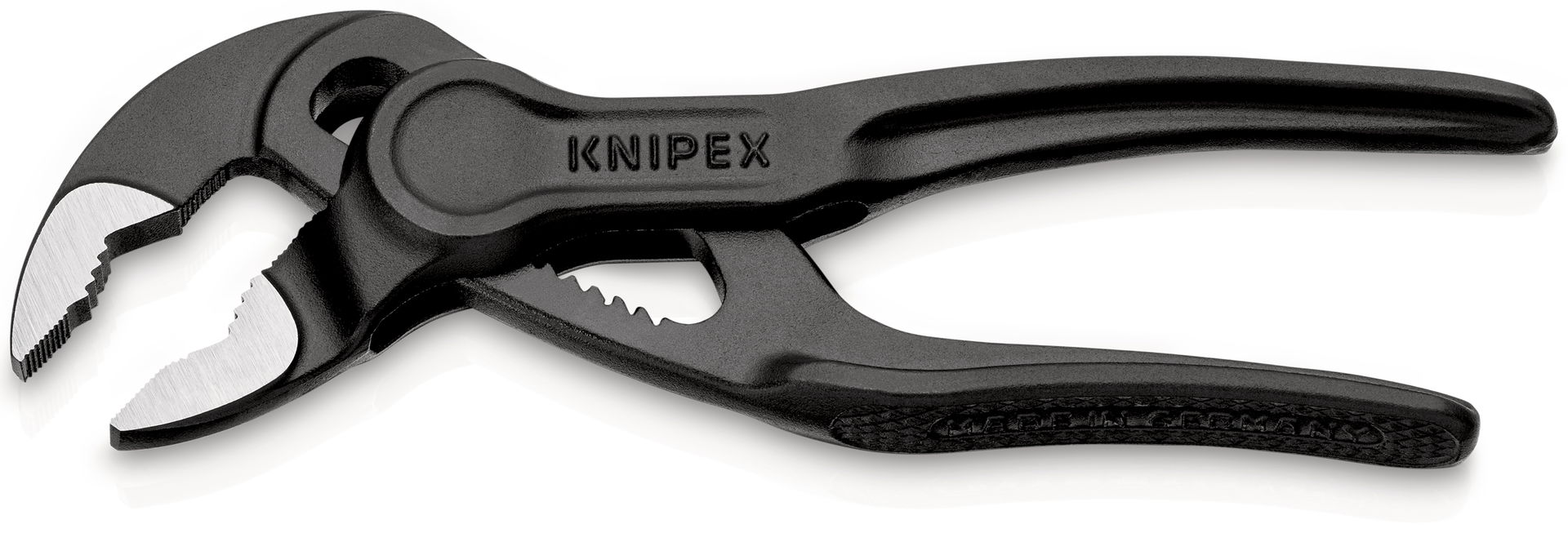 KNIPEX 87 00 100 Cobra® XS Water Pump Pliers embossed, rough surface grey atramentized 100 mm – Image 2 of 8