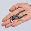 KNIPEX 87 00 100 Cobra® XS Water Pump Pliers embossed, rough surface grey atramentized 100 mm