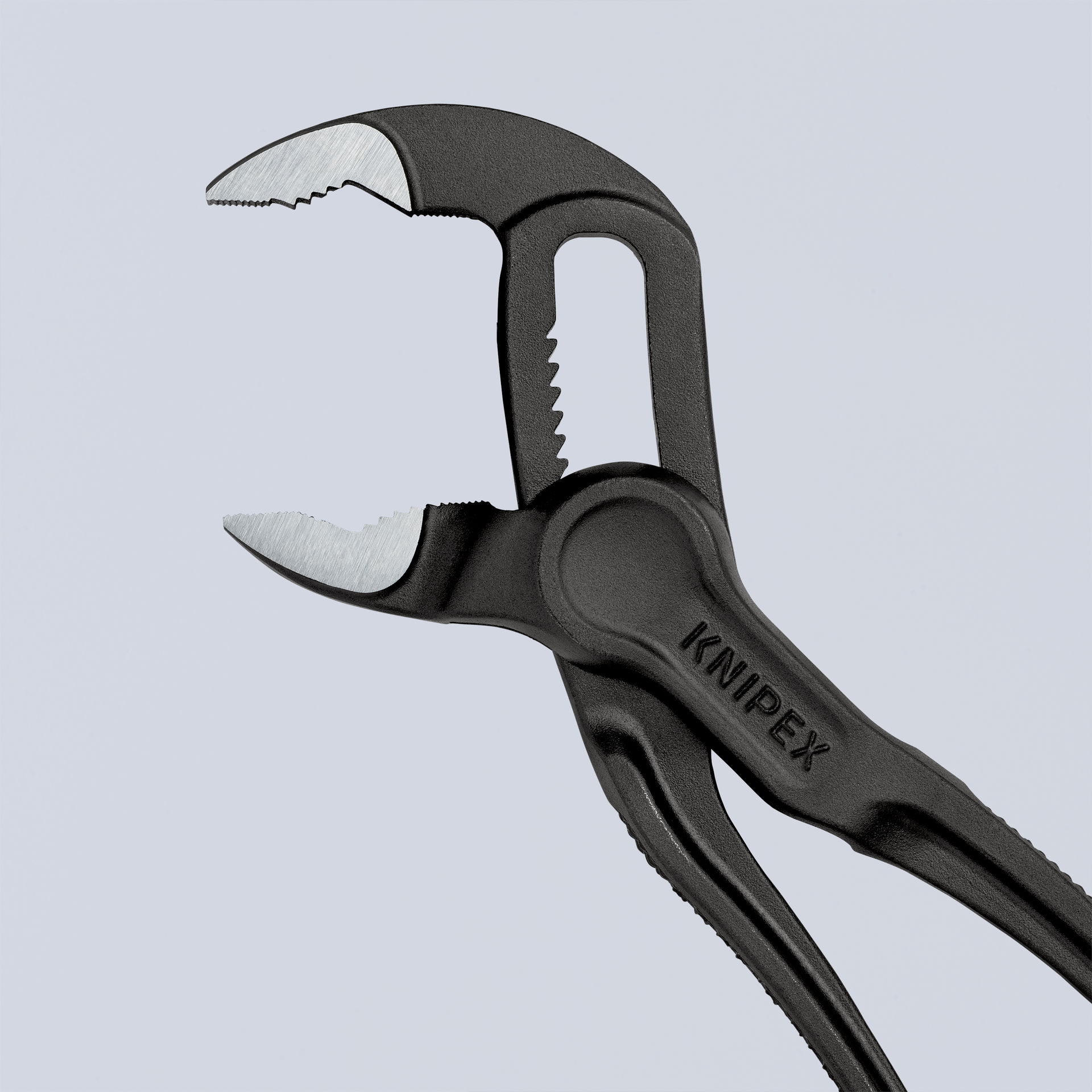 KNIPEX 87 00 100 Cobra® XS Water Pump Pliers embossed, rough surface grey atramentized 100 mm – Image 7 of 8