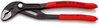KNIPEX 87 01 180 Cobra® High-Tech Water Pump Pliers with non-slip plastic coating grey atramentized 180 mm