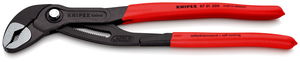KNIPEX 87 01 300 Cobra® High-Tech Water Pump Pliers with non-slip plastic coating grey atramentized 300 mm