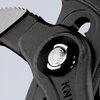 KNIPEX 87 01 400 Cobra® XL Pipe Wrench and Water Pump Pliers plastic coated grey atramentized 400 mm
