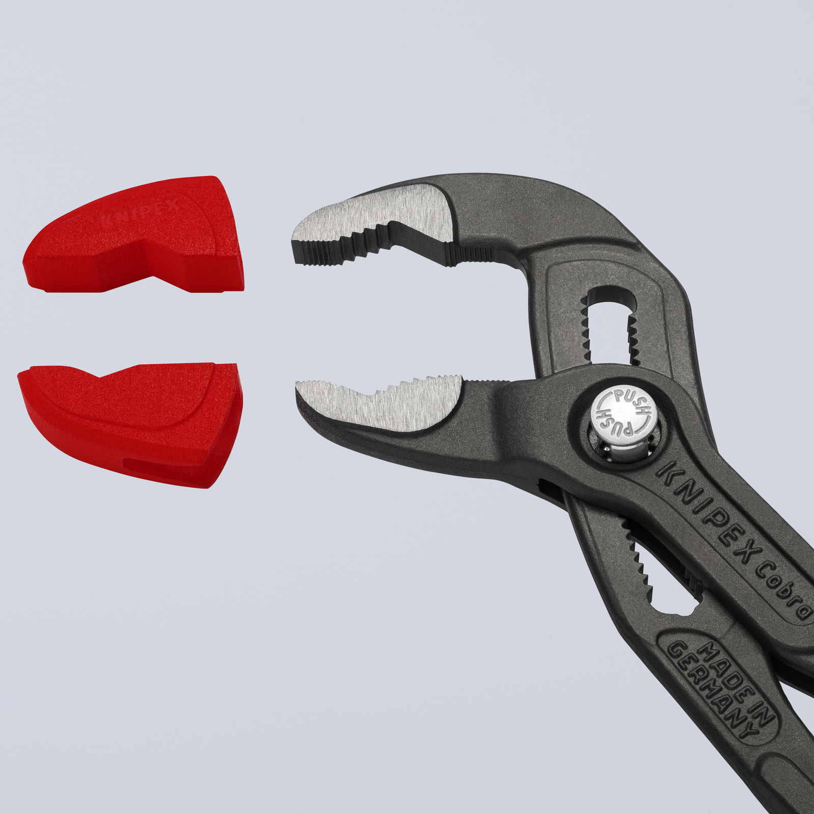 KNIPEX 87 09 250 V01 3 pairs of plastic jaws for all 87 XX 250 models (models from 2007)   – Image 7 of 9