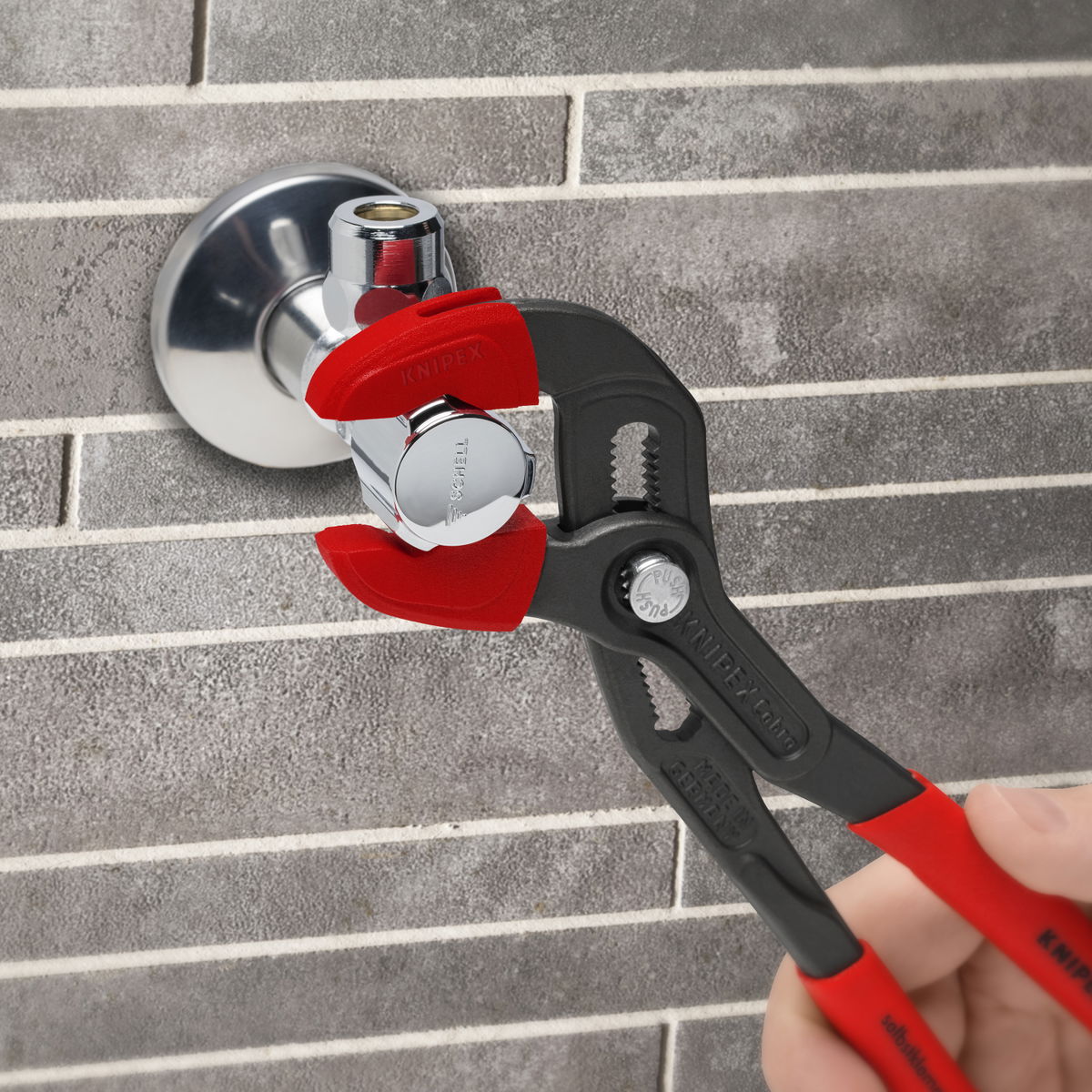 KNIPEX 87 09 250 V01 3 pairs of plastic jaws for all 87 XX 250 models (models from 2007)   – Image 6 of 9