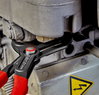 KNIPEX 87 21 300 SB Cobra® QuickSet High-Tech Water Pump Pliers with non-slip plastic coating grey atramentized 300 mm