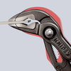 KNIPEX 87 51 250 SB Cobra® ES Water Pump Pliers extra-slim with non-slip plastic coating grey atramentized 250 mm