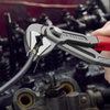 KNIPEX 87 51 250 SB Cobra® ES Water Pump Pliers extra-slim with non-slip plastic coating grey atramentized 250 mm