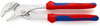 KNIPEX 89 05 250 Water Pump Pliers with groove joint with multi-component grips chrome-plated 250 mm
