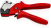 KNIPEX 90 10 185 Pipe cutter for multilayer and pneumatic hoses glass fibre reinforced plastic handles 185 mm