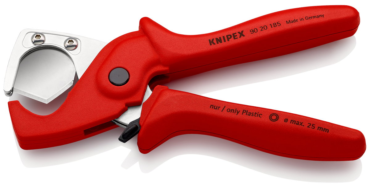 KNIPEX 90 20 185 PlastiCut® Cutter for flexible hoses and plastic conduit pipes glass fibre reinforced plastic handles 185 mm – Image 2 of 5