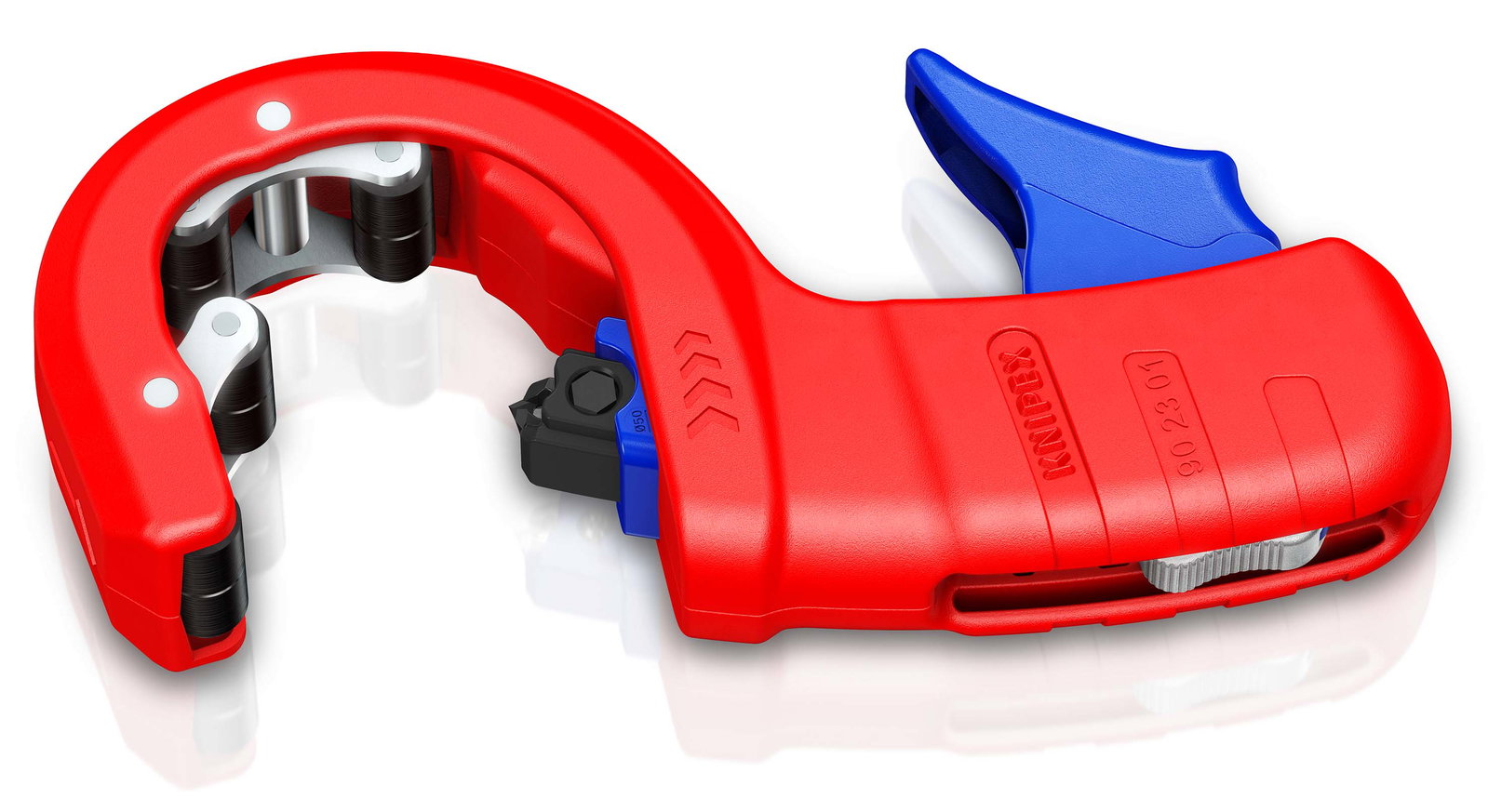KNIPEX 90 23 01 BK DP50 Pipe cutter for thin-walled plastic drain pipes 202 mm – Image 3 of 8