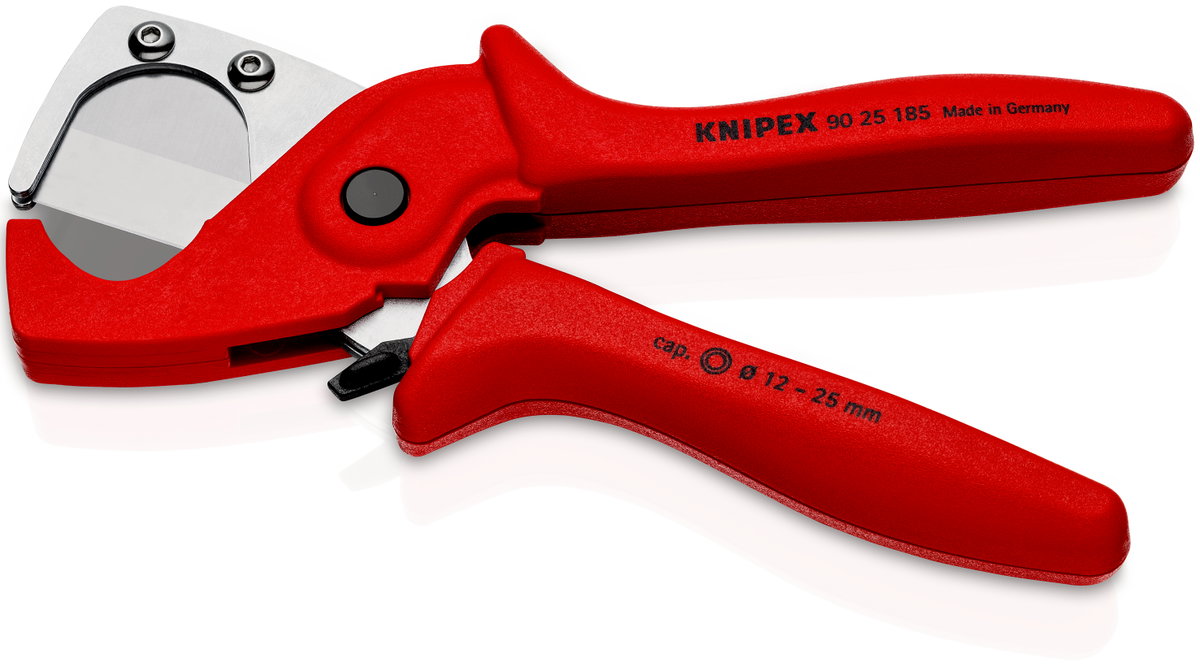 KNIPEX 90 25 185 Pipe cutter for plastic composite pipes glass fibre reinforced plastic handles 185 mm – Image 2 of 6