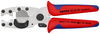 KNIPEX 90 25 20 SB Pipe Cutter for composite pipes and protective tubes with multi-component grips galvanized 210 mm (self-service card/blister)