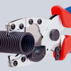 KNIPEX 90 25 20 SB Pipe Cutter for composite pipes and protective tubes with multi-component grips galvanized 210 mm (self-service card/blister)