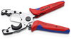 KNIPEX 90 25 20 Pipe Cutter for composite pipes and protective tubes with multi-component handles chrome-plated 210 mm