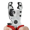 KNIPEX 90 25 20 Pipe Cutter for composite pipes and protective tubes with multi-component handles chrome-plated 210 mm