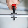 KNIPEX 90 25 25 Pipe cutter for composite and plastic pipes with multi-component grips galvanized 210 mm