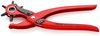 KNIPEX 90 70 220 Revolving Punch Pliers red powder-coated 220 mm