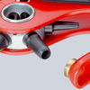 KNIPEX 90 70 220 Revolving Punch Pliers red powder-coated 220 mm