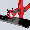 KNIPEX 90 70 220 Revolving Punch Pliers red powder-coated 220 mm