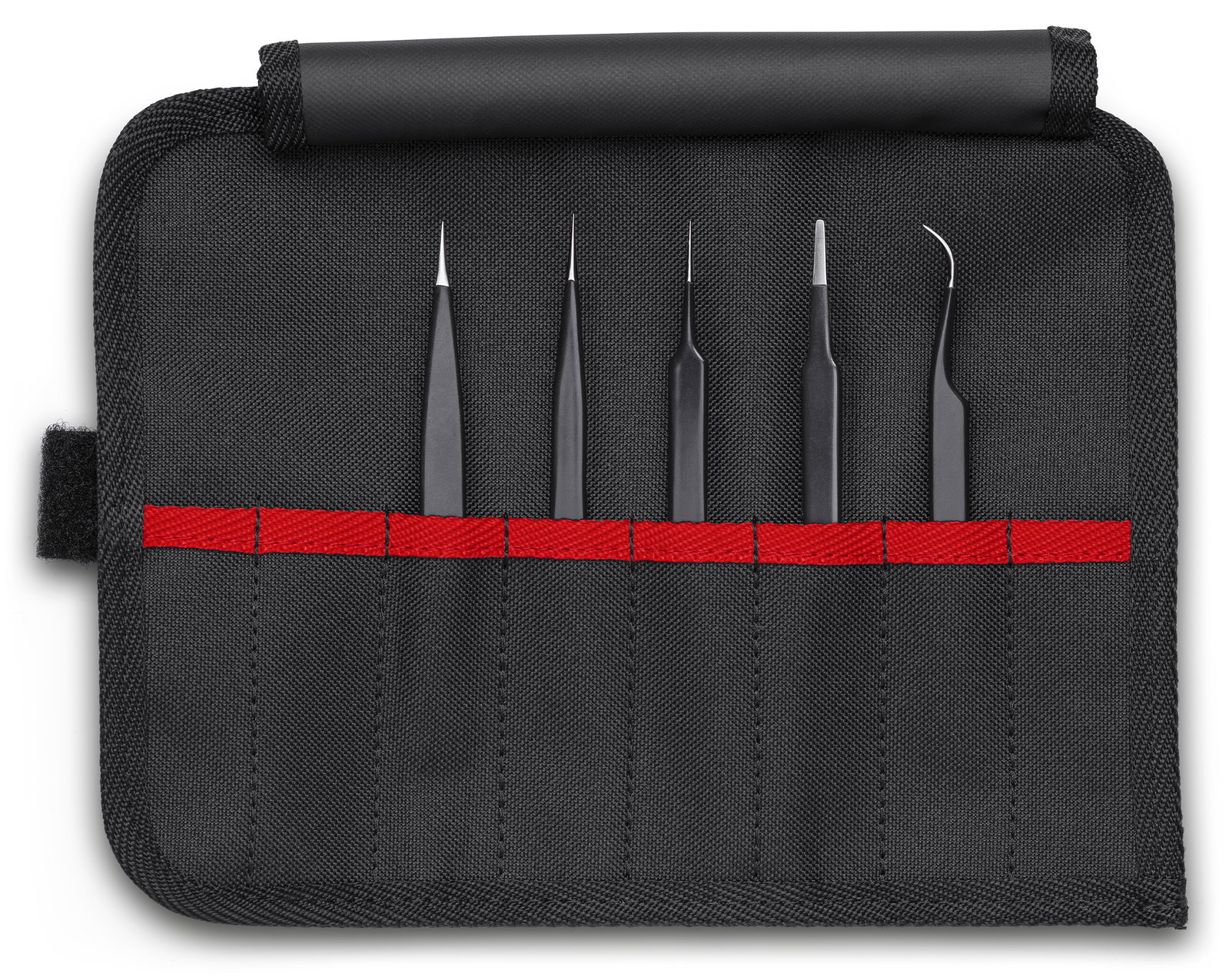 KNIPEX 92 00 01 ESD Universal Tweezers Set ESD 5 parts 90 mm