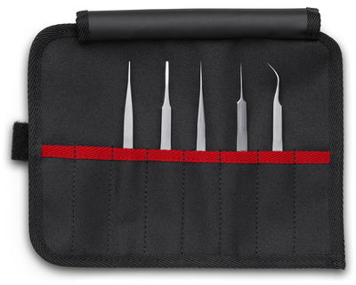 KNIPEX 92 00 02 Precision Tweezers Set 5 pieces