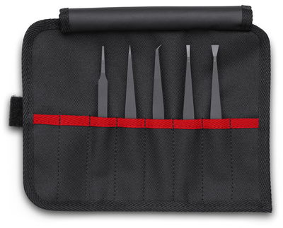 KNIPEX 92 00 05 ESD Plastic Tweezers Set ESD 5 pieces