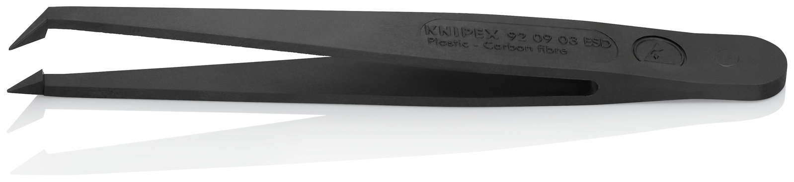 KNIPEX 92 09 03 ESD Plastic Tweezers ESD Smooth 110 mm – Image 2 of 2