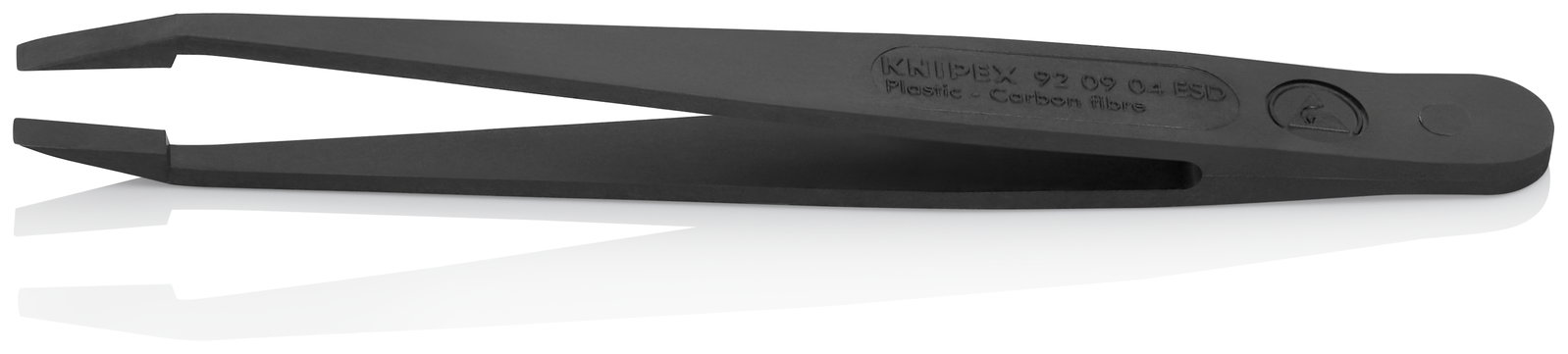 KNIPEX 92 09 04 ESD Plastic Tweezers ESD Smooth 115 mm – Image 2 of 2