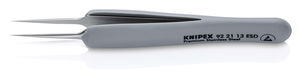 KNIPEX 92 21 13 ESD Precision Tweezers with rubber handles ESD 112 mm