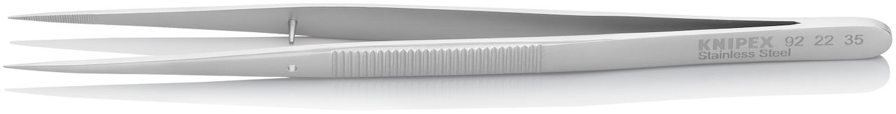 KNIPEX 92 22 35 Precision Tweezers for fine mechanics serrated 155 mm