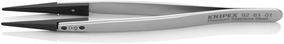 KNIPEX 92 81 01 Tweezers with exchangeable tips ESD 130 mm
