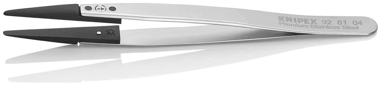 KNIPEX 92 81 04 Tweezers with exchangeable tips ESD Smooth 130 mm – Image 2 of 2