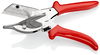 KNIPEX 94 35 215 Mitre Shears for plastic and rubber sections with plastic grips chrome-plated 215 mm