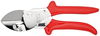 KNIPEX 94 55 200 Anvil shears with plastic grips chrome-plated 200 mm