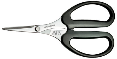 KNIPEX 95 03 160 SB Shears for KEVLAR® fibres plastic coated chrome-plated 160 mm