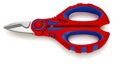 KNIPEX 95 05 10 SB Electricians' Shears with multi-component grips, glass fibre reinforced plastic 160 mm