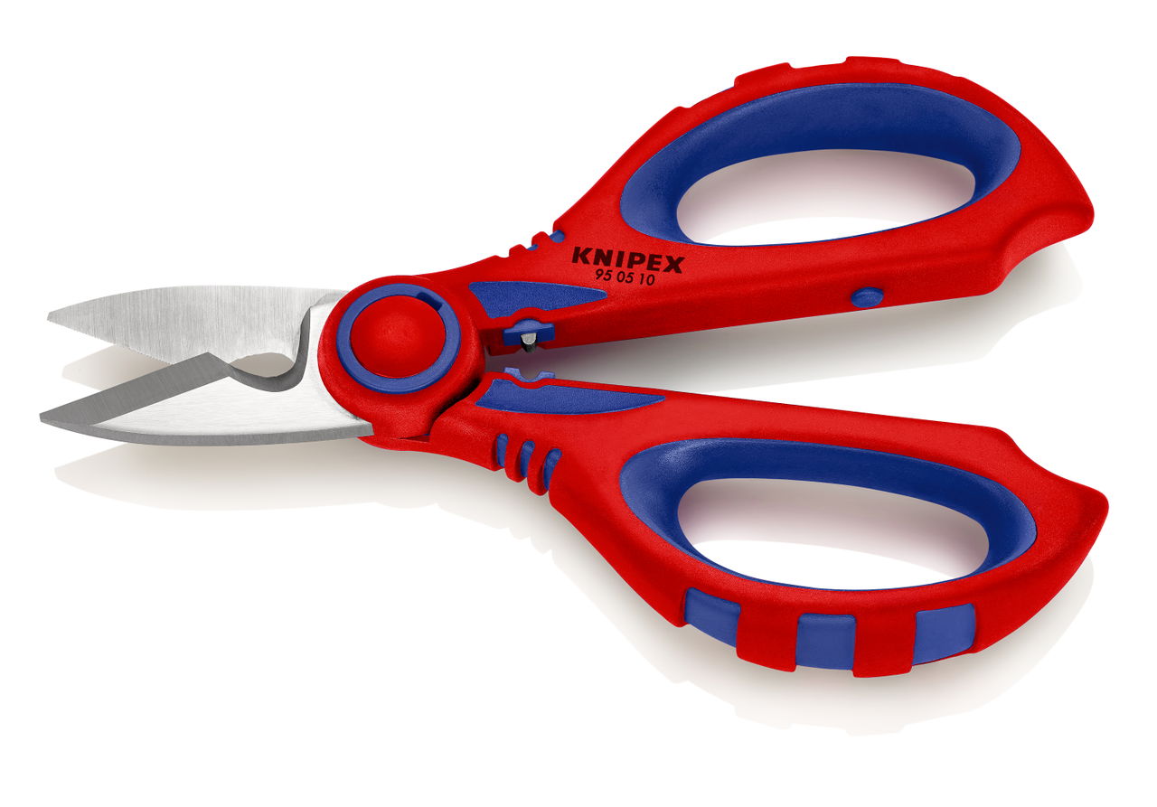 KNIPEX 95 05 10 SB Electricians' Shears with multi-component grips, glass fibre reinforced plastic 160 mm – Image 2 of 9