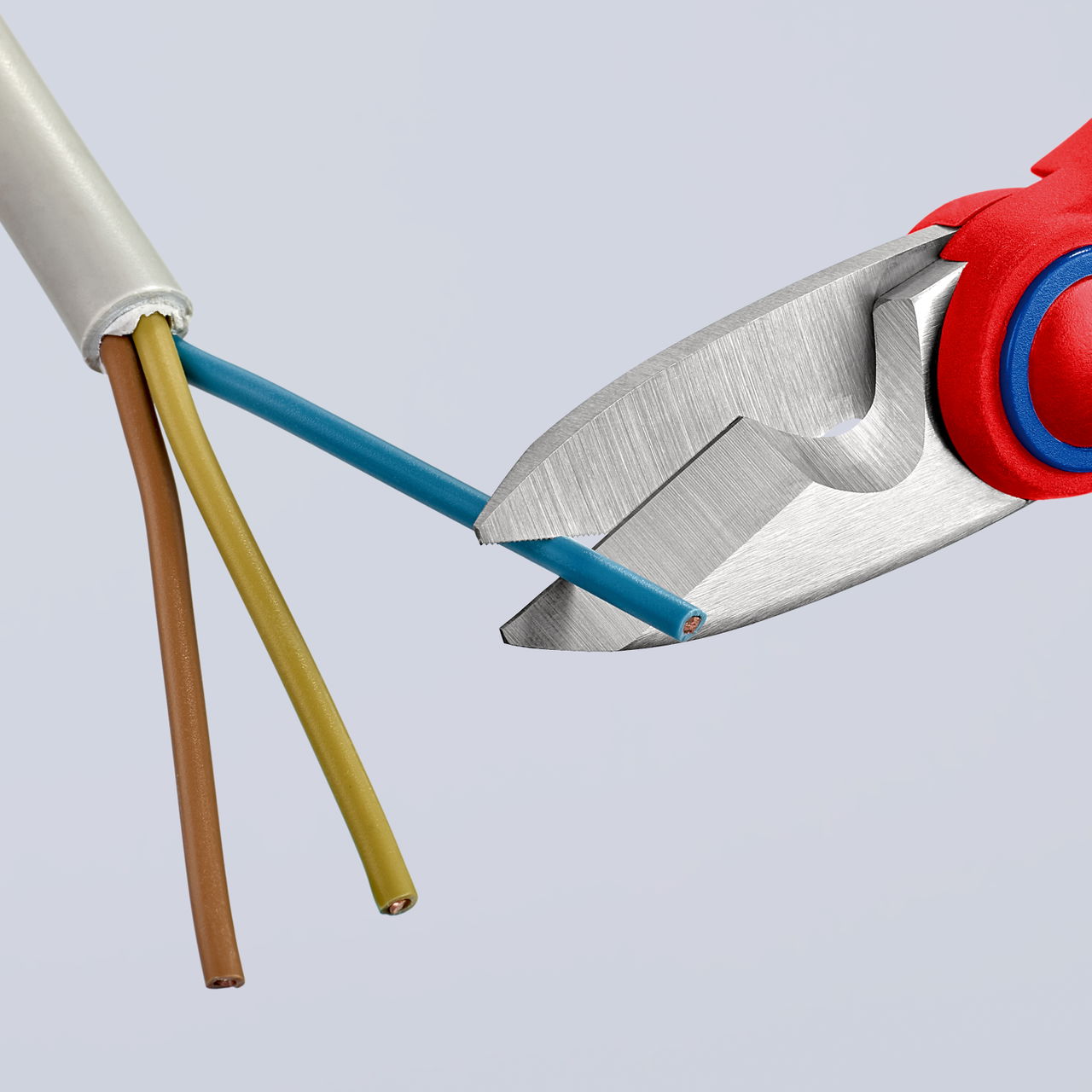 KNIPEX 95 05 10 SB Electricians' Shears with multi-component grips, glass fibre reinforced plastic 160 mm – Image 5 of 9
