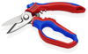 KNIPEX 95 05 20 SB Angled Electricians' Shears with multi-component grips, glass fibre reinforced plastic 160 mm