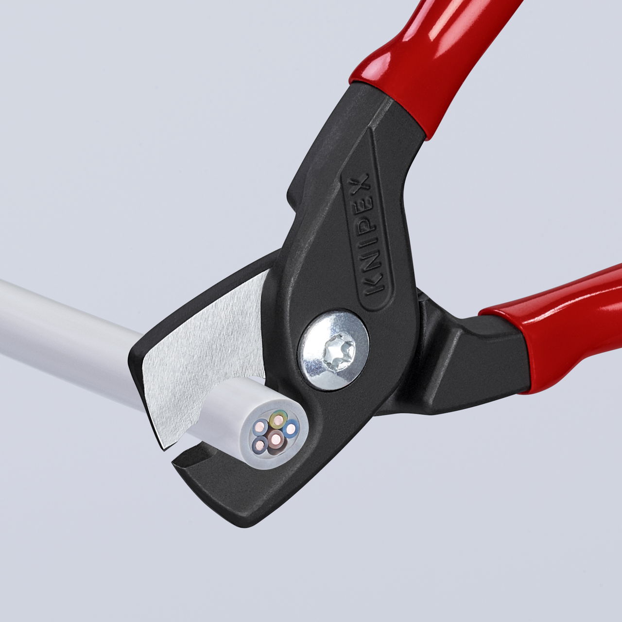 KNIPEX 95 11 160 StepCut® Cable Shears with plastic coating burnished 160 mm – Image 3 of 6