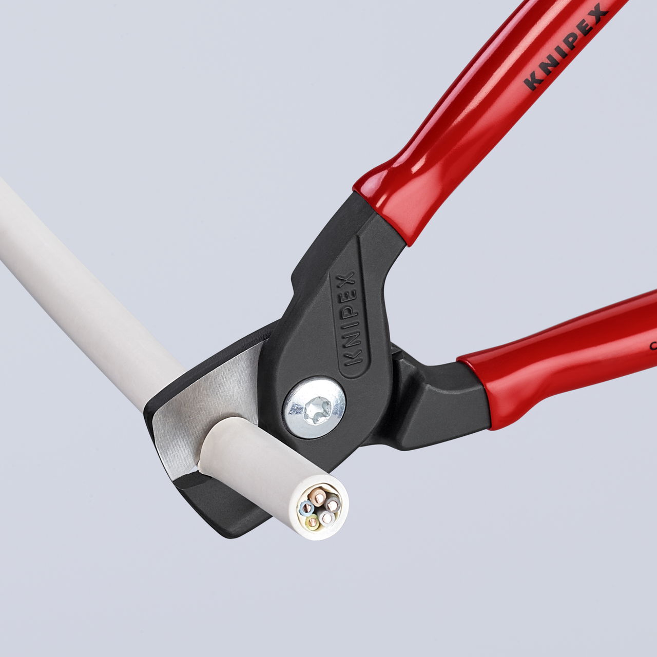 KNIPEX 95 11 160 StepCut® Cable Shears with plastic coating burnished 160 mm – Image 4 of 6