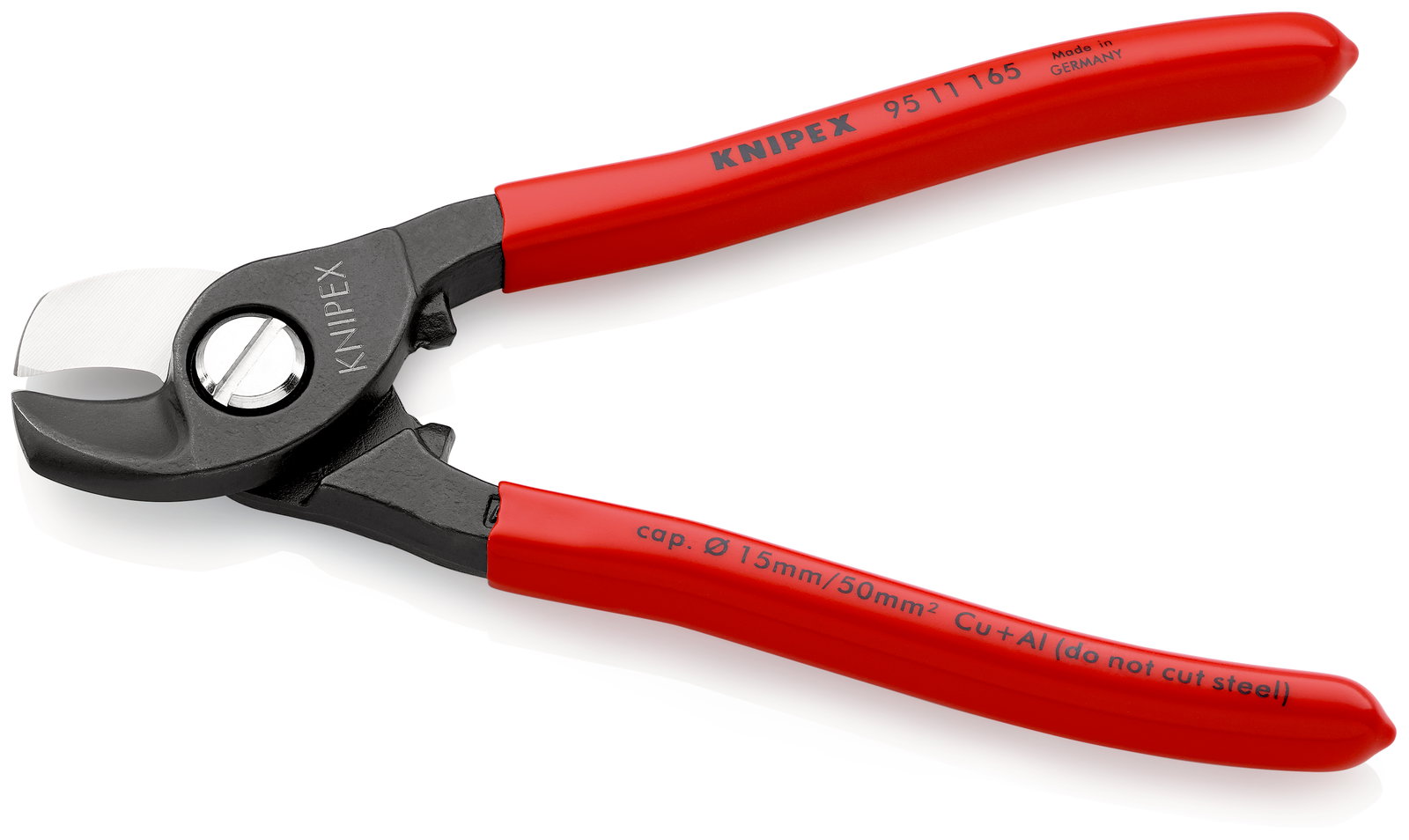 KNIPEX 95 11 165 Cable Shears with plastic coating burnished 165 mm – Image 2 of 2