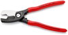 KNIPEX 95 11 200 Cable Shears with twin cutting edge plastic coated burnished 200 mm
