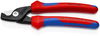 KNIPEX 95 12 160 StepCut Cable Shears with multi-component grips burnished 160 mm