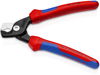 KNIPEX 95 12 160 StepCut Cable Shears with multi-component grips burnished 160 mm