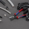 KNIPEX 95 12 225 StepCut® XL Cable shears with step cut with comfort handles burnished 225 mm